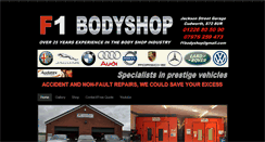 Desktop Screenshot of f1-bodyshop.com